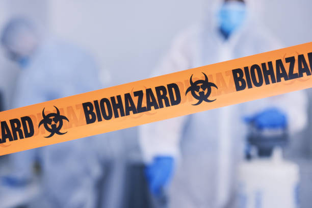 Professional Biohazard technician working in Payson, IL